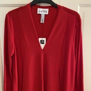 Joseph Ribkoff - new with tags ; red tunic top